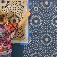 Cutting Edge Stencils - Ambrosia Moroccan Tile Pattern